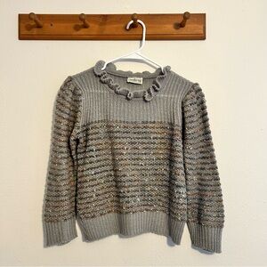 Vintage Blue Knit Sweater